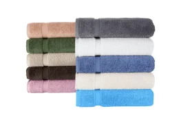 Villa Turkish Cotton Luxury Hotel Collection Bath Towels - 4 Pieces-Classic Turkish Towels Sale